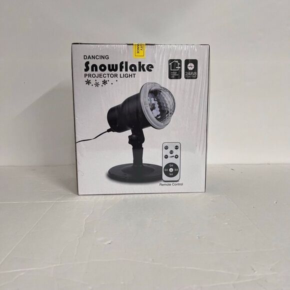 Unknown Other - Dancing Snowflake Projector Light  NIB
